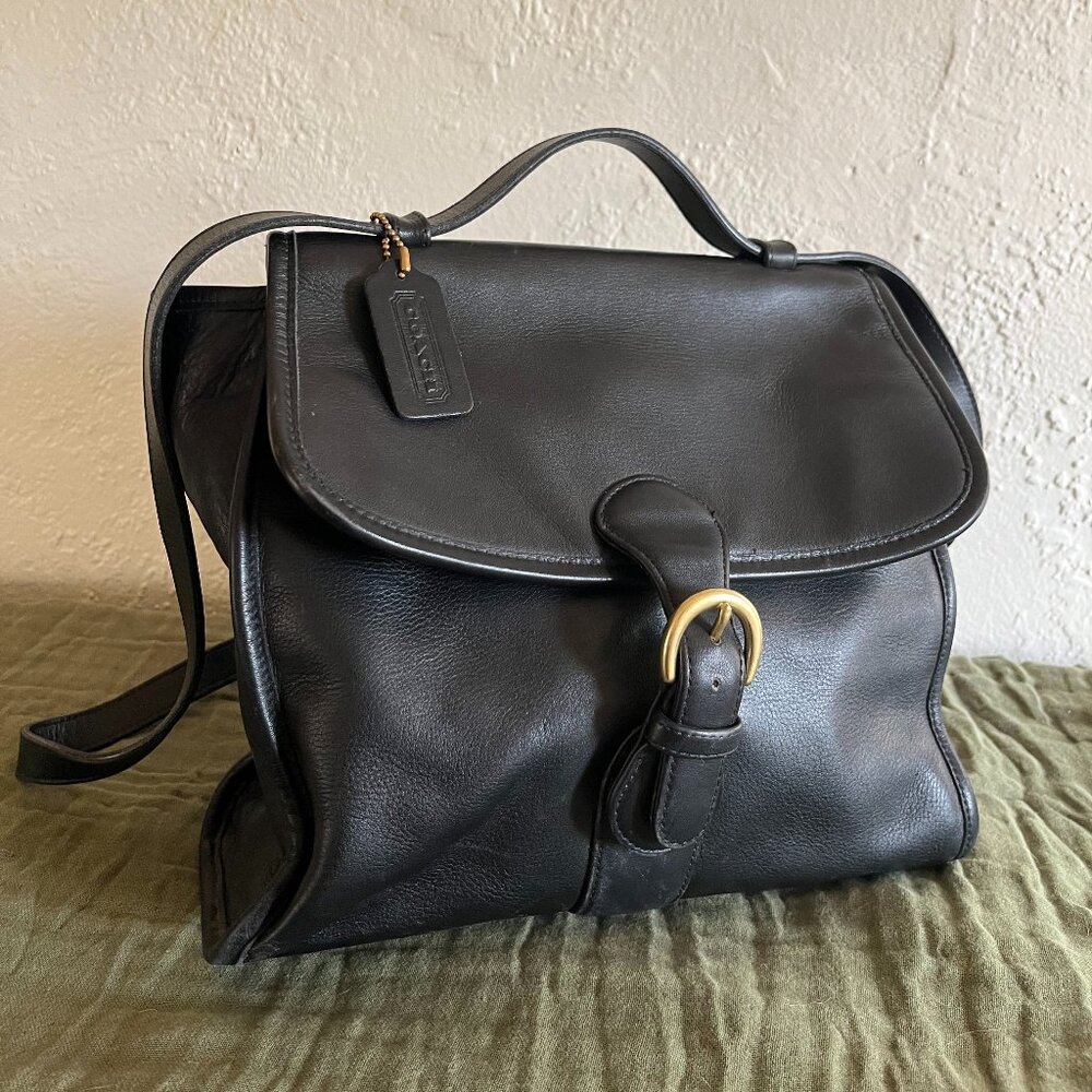 Genuine Coach Soft Kelly Bag [4191] - Black